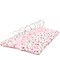 Satin Padded Hangers for Kids Nursery, Pink Floral (9.5 In, 12 Pack)